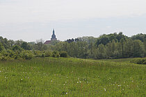 Blick auf den Nottulner Kirchturm