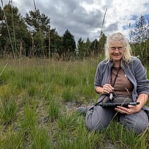 Vegetationskartierung im Gagelbruch, Kerstin Wittjen, 2025.