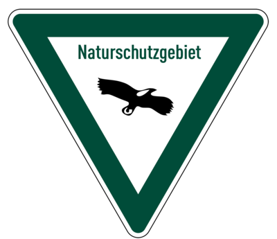 Schild Naturschutzgebiet