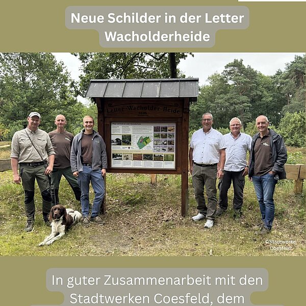 Neue Schilder in der Letter Wacholderheide 🌿🌸In guter Zusammenarbeit mit den Stadtwerken Coesfeld,&hellip;